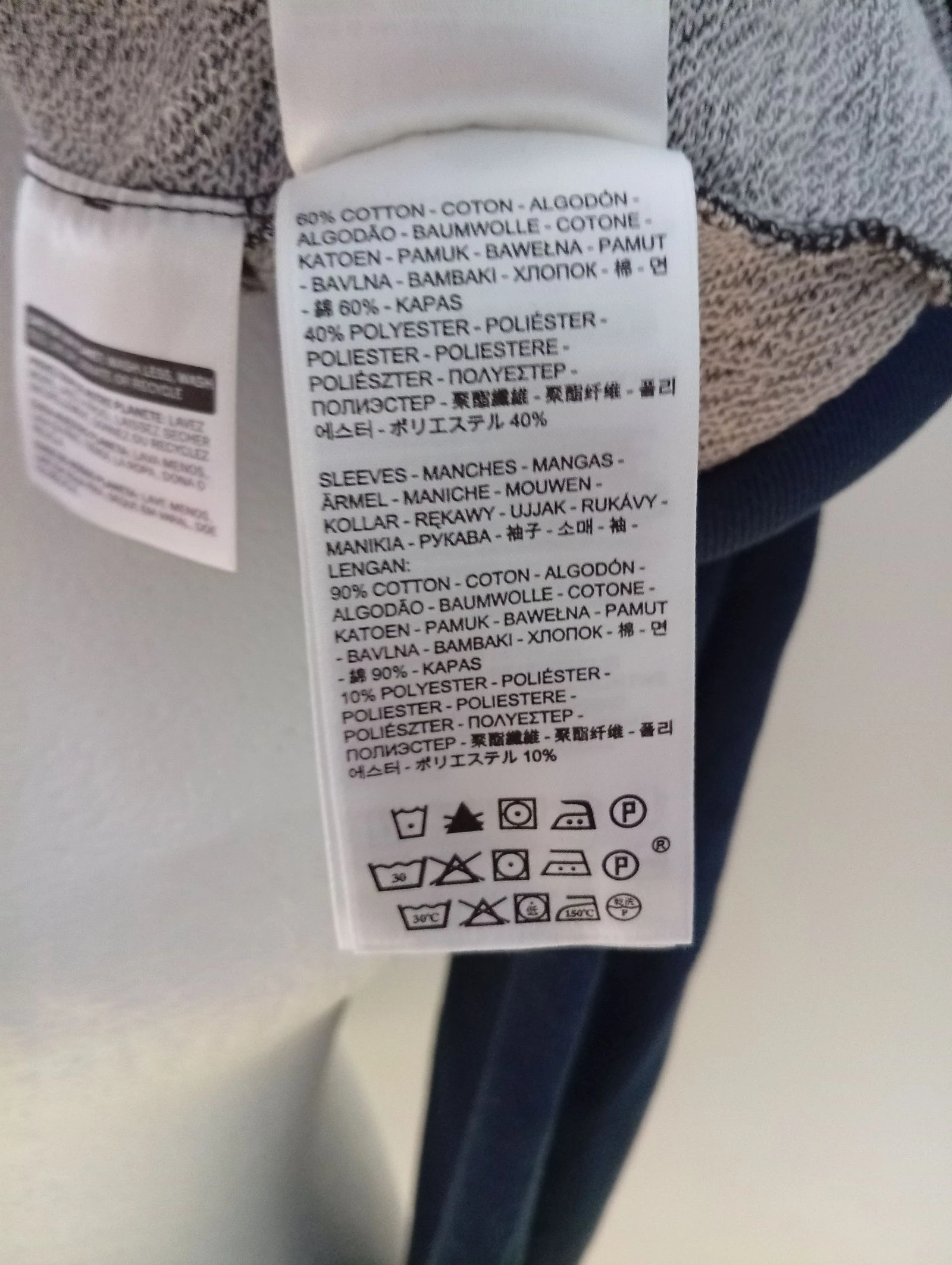 Sudadera ligera informal con bolsillo canguro 60% algodón – photo 10